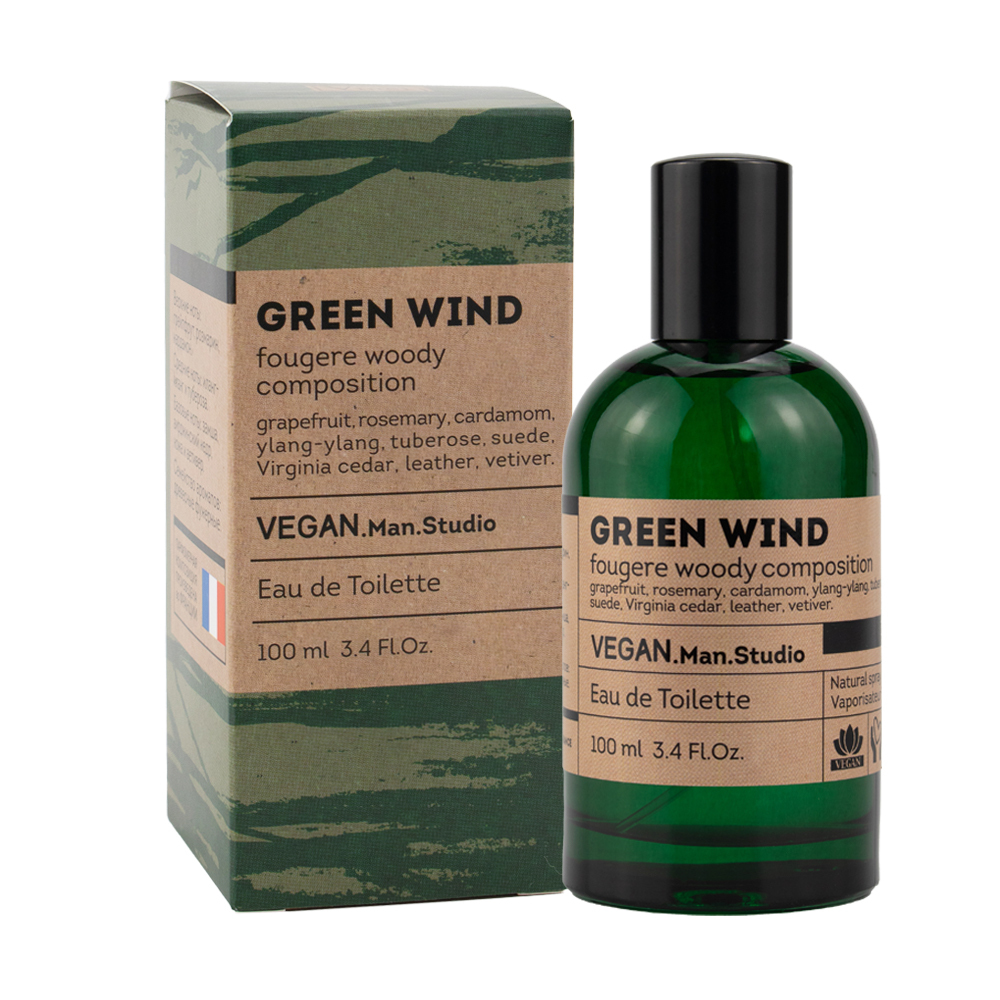 Вода туалетная Vegan Man Studio Green Wind 100 ml, аналог Lacoste L.12.12. Blanc (Lacoste)