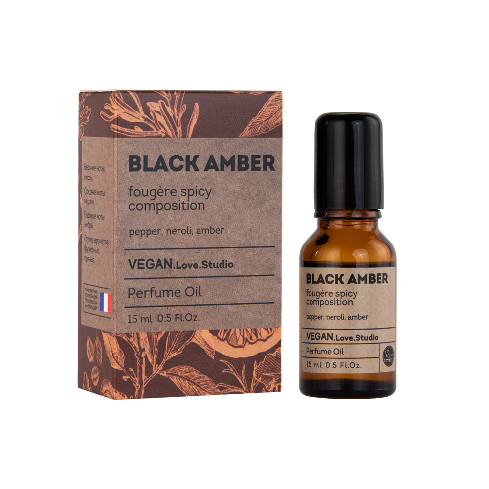 Парфюмерное масло V.L.S Black Amber 15ml, аналог Black Pepper (Z&R)