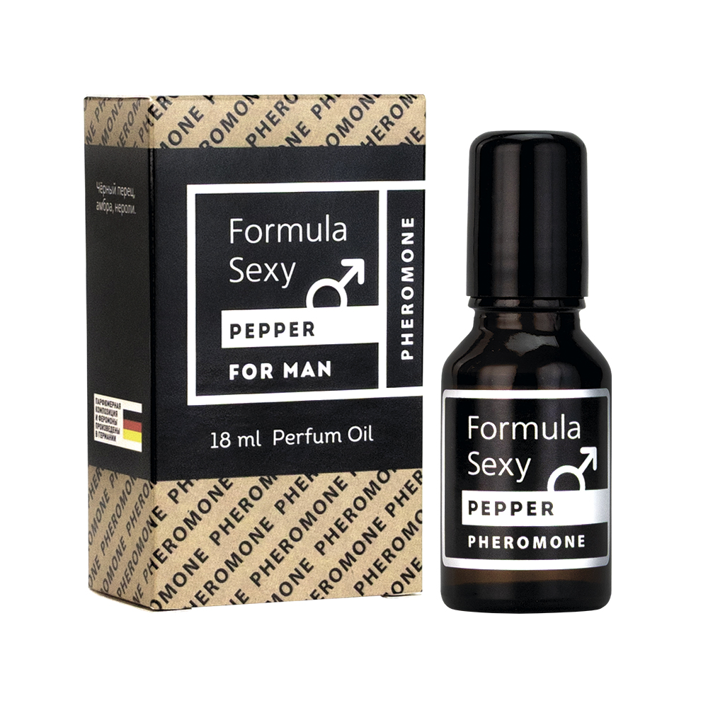 Парфюм.масло с феромонами для мужчин Formula Sexy Pepper 18ml, аналог Black Pepper/Nerol (Z&R)