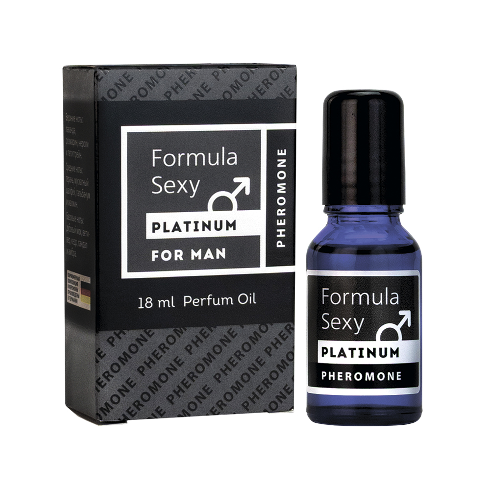 Парфюм.масло с феромонами для мужчин Formula Sexy Platinum 18ml, аналог Egoiste Platinum (Chanel)