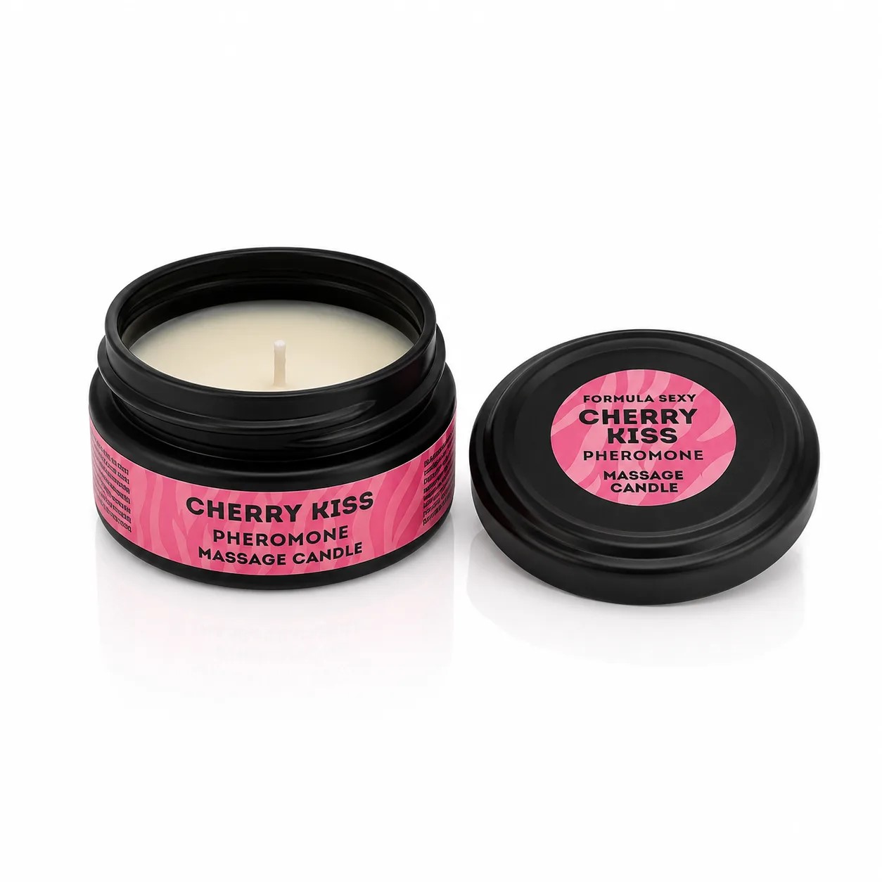 Свеча массажная с феромонами F S "Cherry kiss" 30 г аналог Cherry In The Air (Escada) Масло Монои